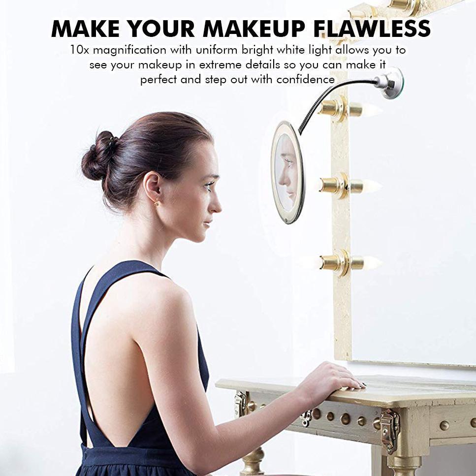 Col flexible orientable du miroir de maquillage