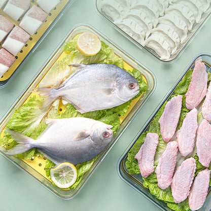 Boîte de rangement pour réfrigérateur utilisée dans un placard de cuisine