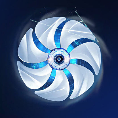 Ventilateur d'extraction vu de trois quarts