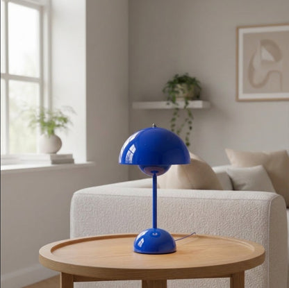 Lampe à poser LED tactile bleu clair