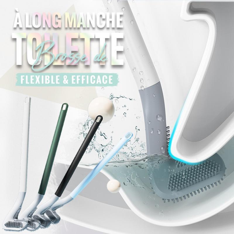 Brosse WC nettoyant le fond de la cuvette