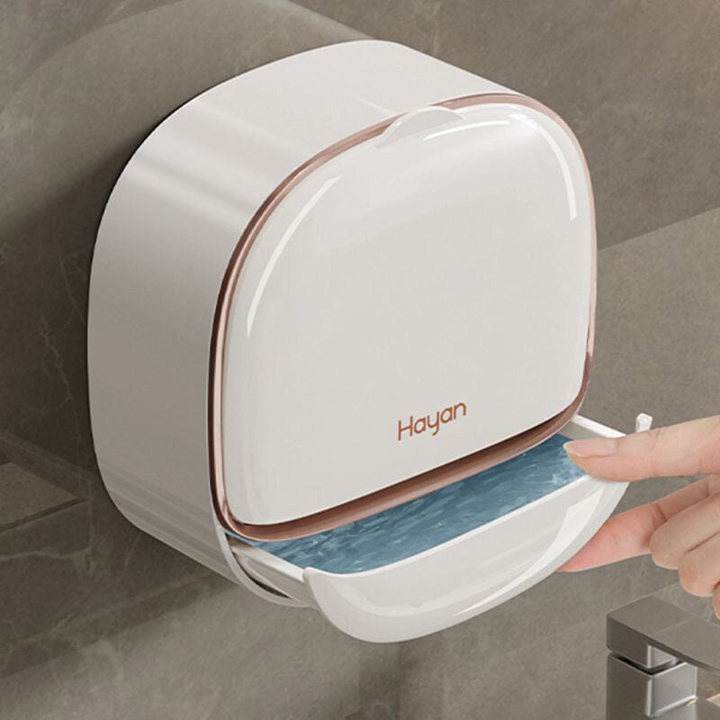 Bac inférieur du porte-savon qui recueille l'eau