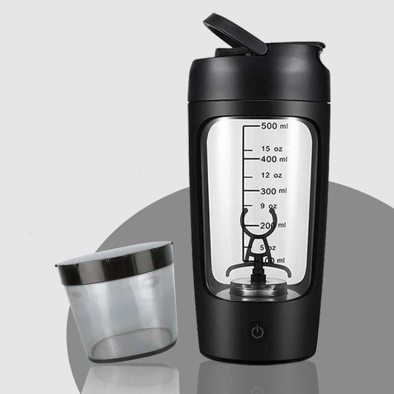 Shaker électrique rose vu de face