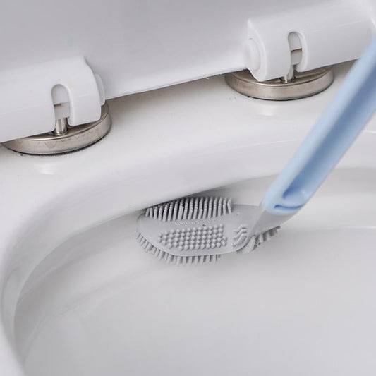 Brosse WC à long manche avec son support mural