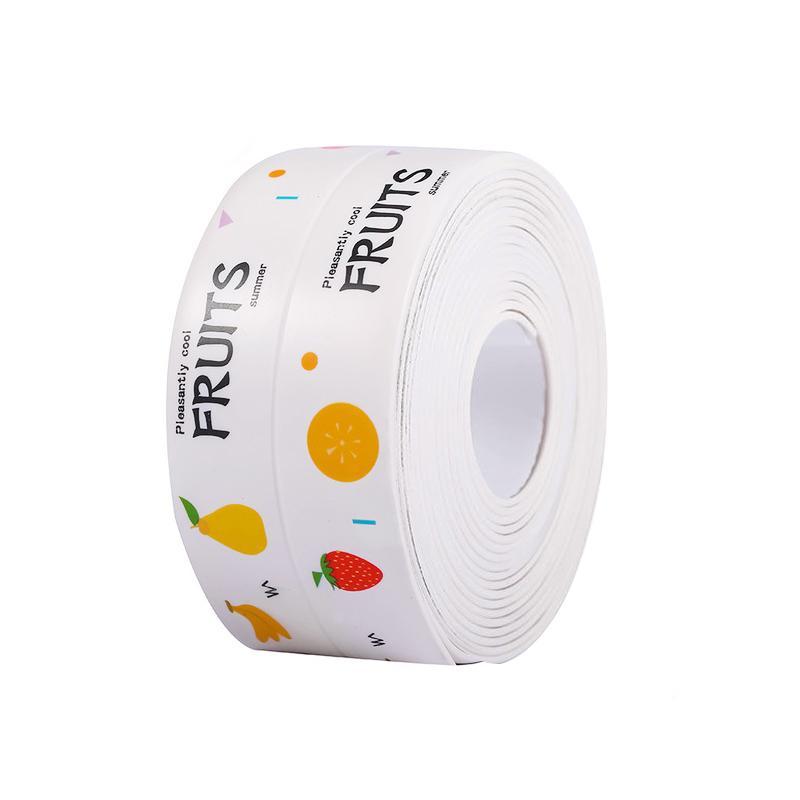 Ruban d'étanchéité à motif fruits pour bordure de cuisine