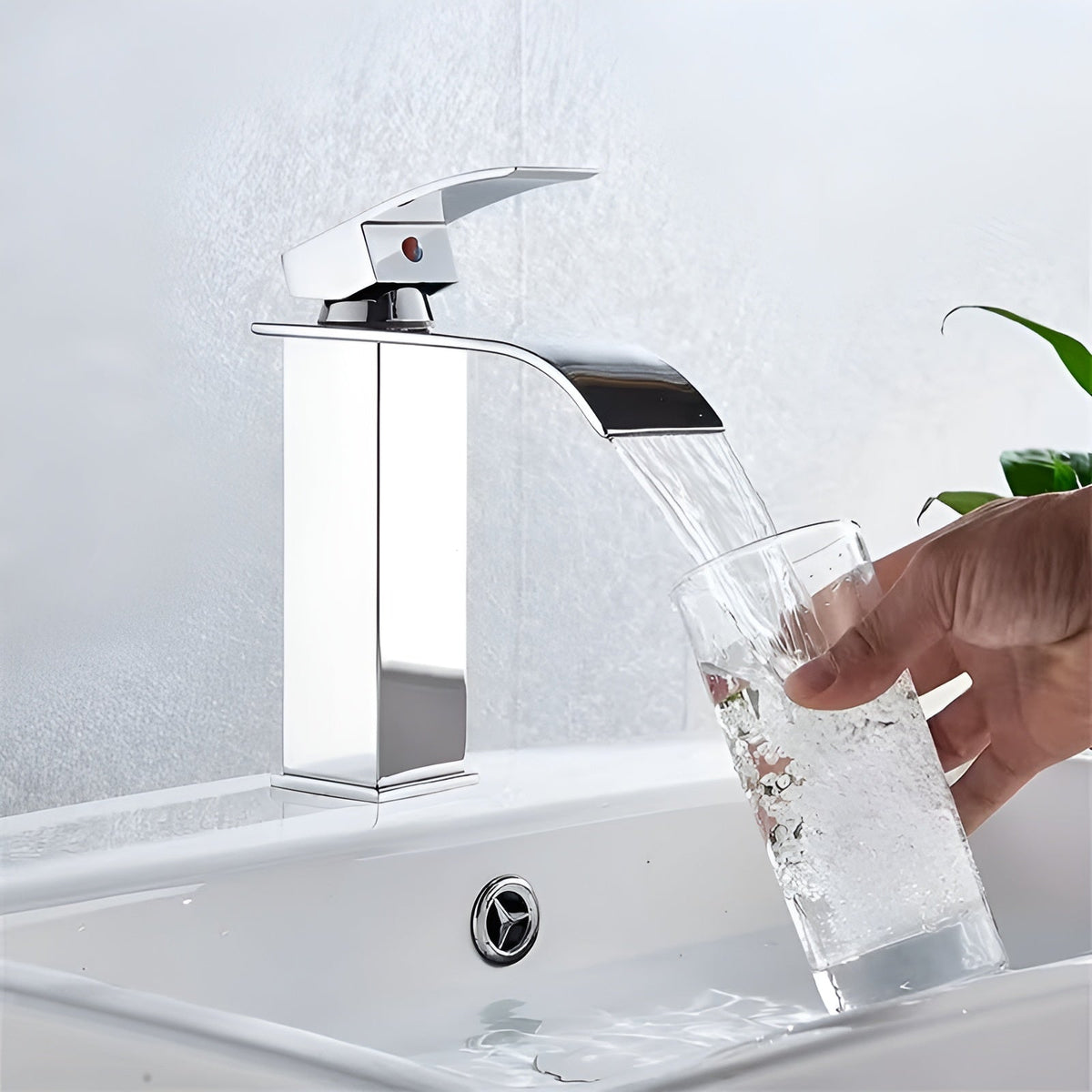 Finition mate du corps du mitigeur de lavabo