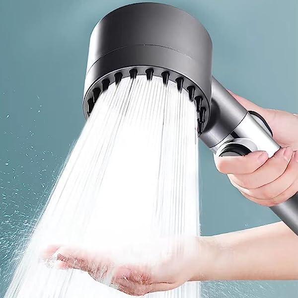 Pommeau de douche filtrant avec plaque percée de micro-trous