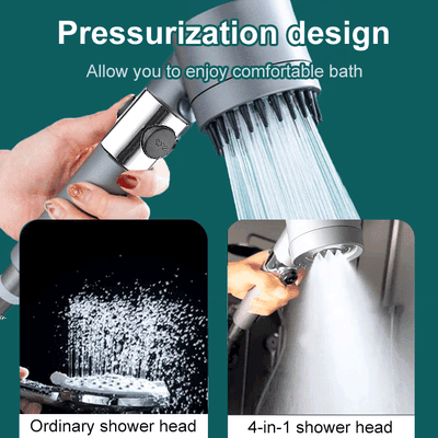 Bouton au pouce pour changer de mode ou couper l'eau