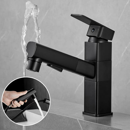Flexibles d'alimentation livrés avec le robinet de lavabo blanc à bec carré