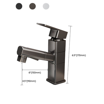 Flexibles d'alimentation livrés avec le robinet de lavabo gris à bec carré
