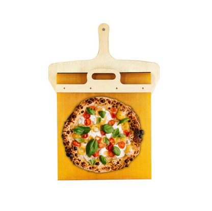 Pelle à pizza en bois, vue du manche
