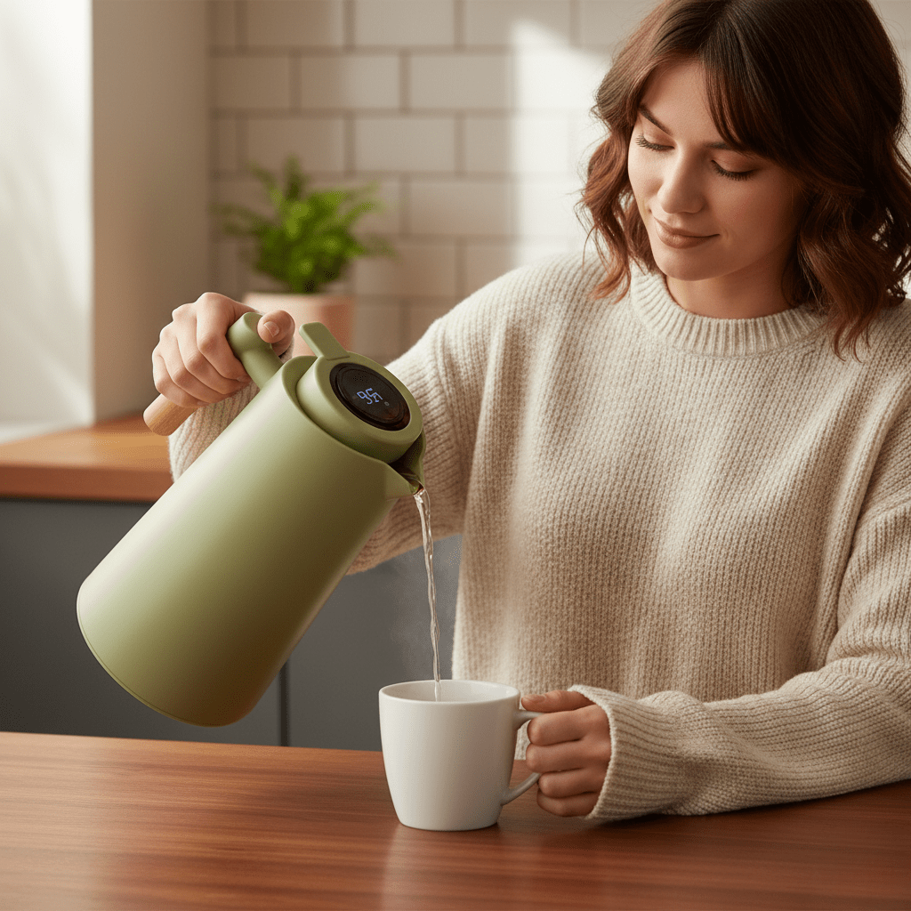ThermoDuo – Thermos Double Paroi avec Affichage de Température