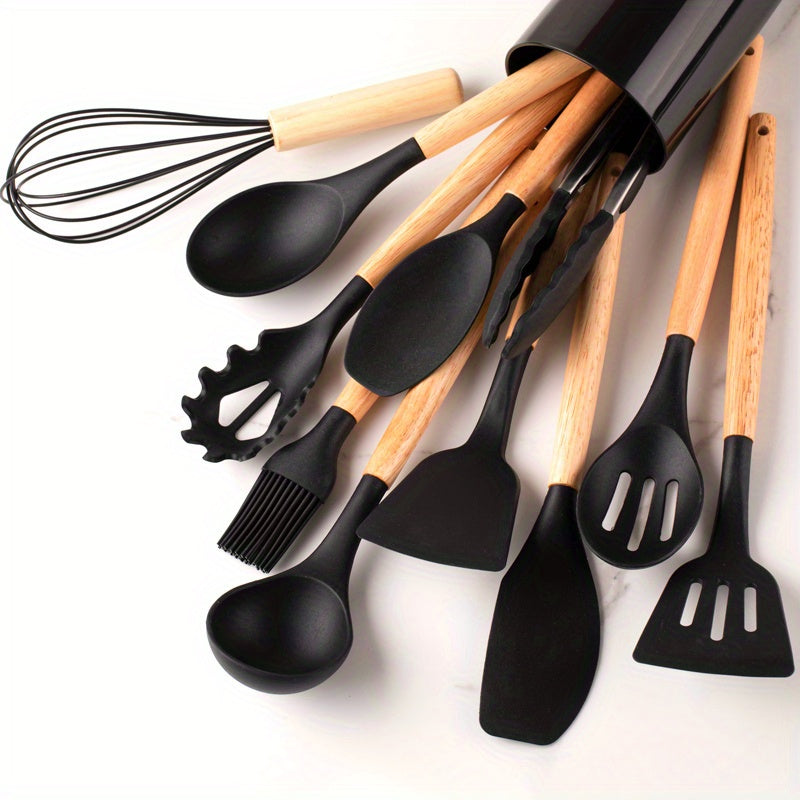 L'Atelier Silicone – Ensemble de Cuisine 12 Pièces Résistant à la Chaleur