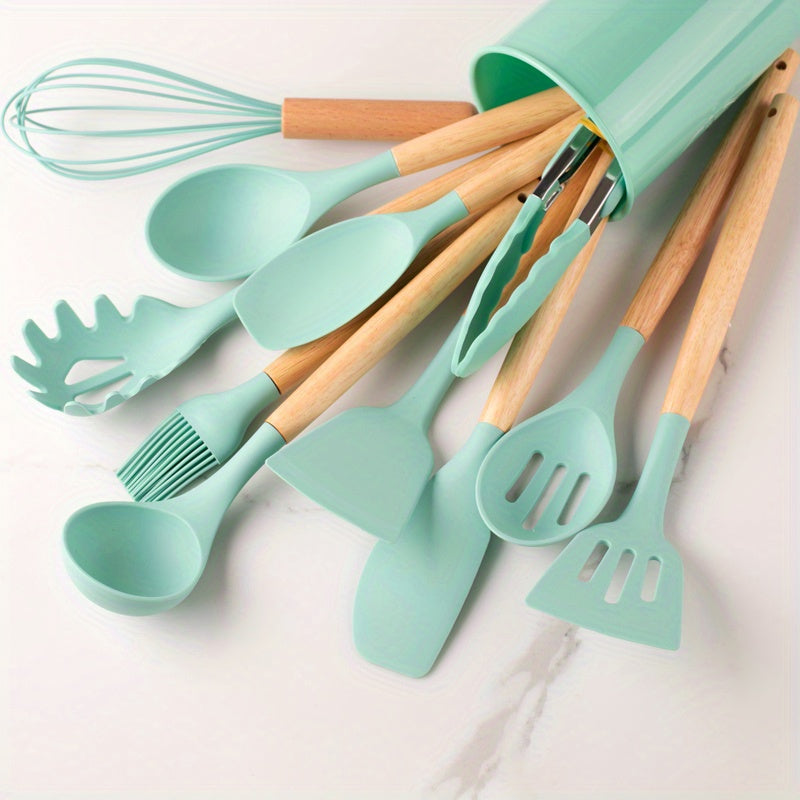 L'Atelier Silicone – Ensemble de Cuisine 12 Pièces Résistant à la Chaleur