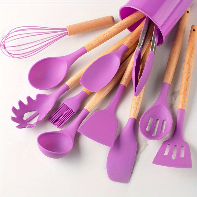 L'Atelier Silicone – Ensemble de Cuisine 12 Pièces Résistant à la Chaleur