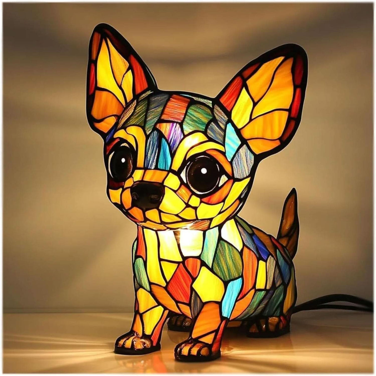 Veilleuse LED décorative avec motif chihuahua