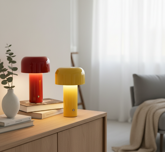 Lampe champignon LED rechargeable sans fil