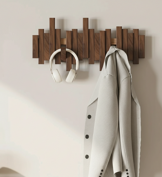 Porte-manteau mural en bois – image 1 sur 10