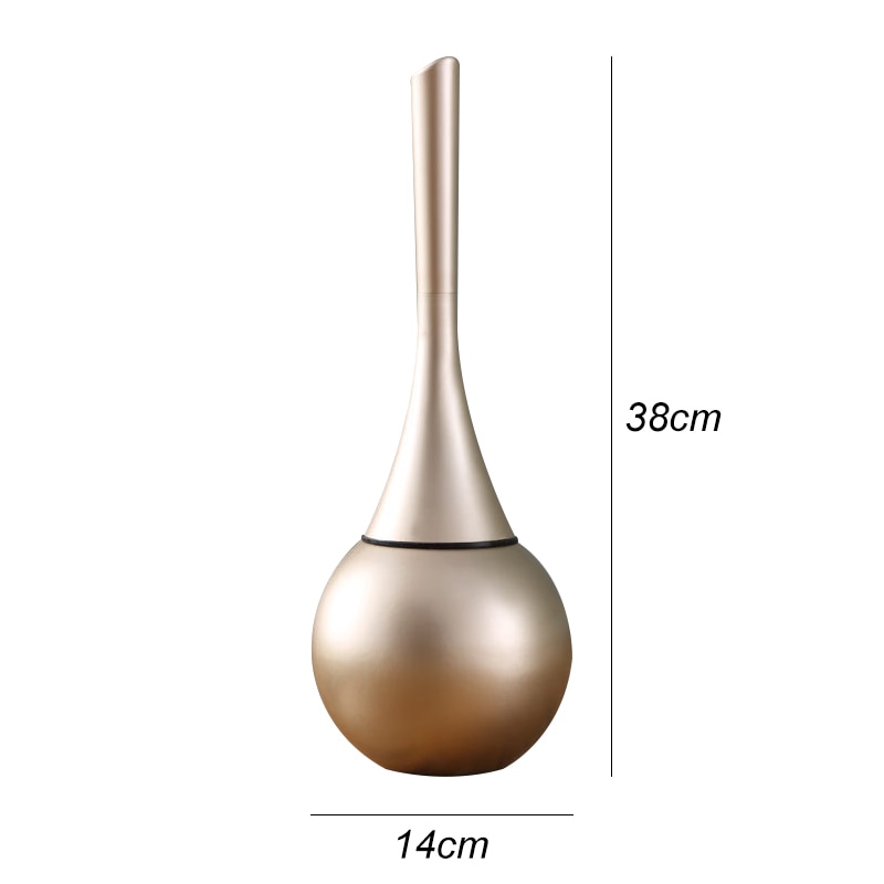 Ensemble brosse WC avec support, vue de côté