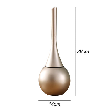 Ensemble brosse WC avec support, vue de côté