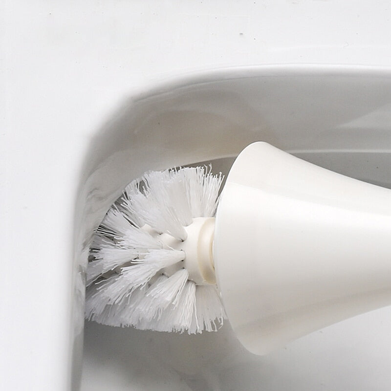 Support de brosse WC, détail du socle anti-éclaboussures