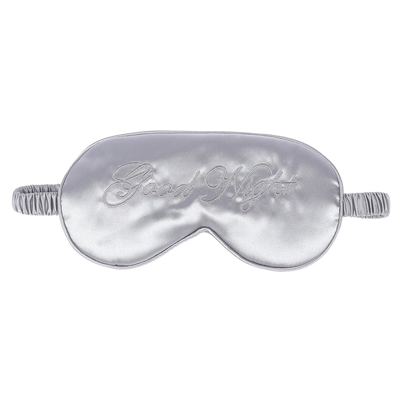 Masque de nuit 3D en coton et peluche avec sangle réglable