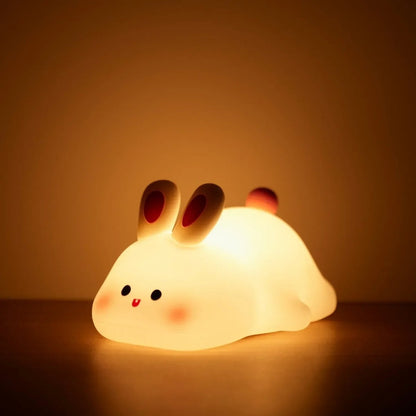 Veilleuse en silicone modèle lapin