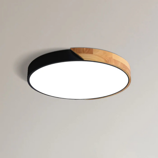 Plafonnier Nordik – Éclairage LED Scandinave en Bois