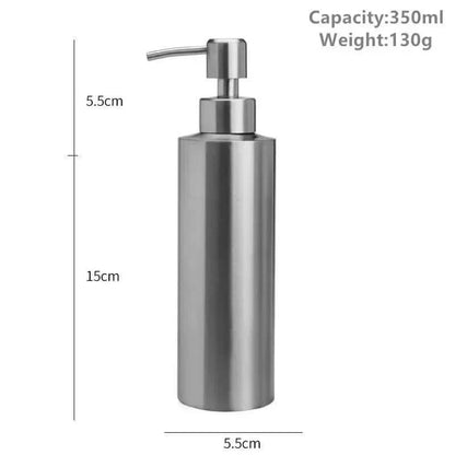 Détail de la pompe manuelle du distributeur en acier inoxydable