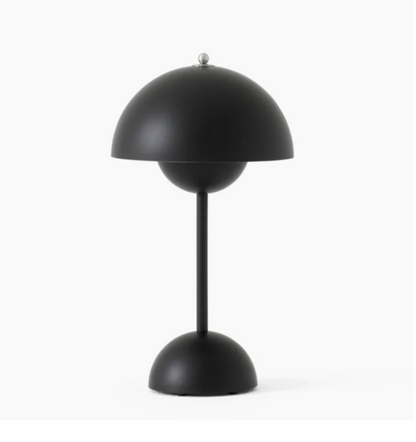 Lampe de table LED noire