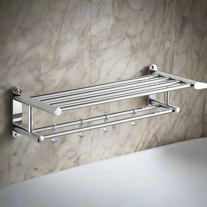 Porte-serviettes mural en acier inoxydable, vue 2