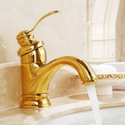 Robinet de lavabo en laiton massif à mitigeur monocommande