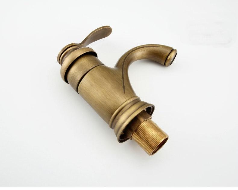 Levier de commande du robinet de lavabo en laiton