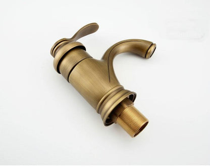 Levier de commande du robinet de lavabo en laiton