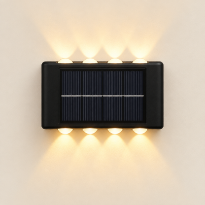 Applique Solaire Éclat, verlichting aan