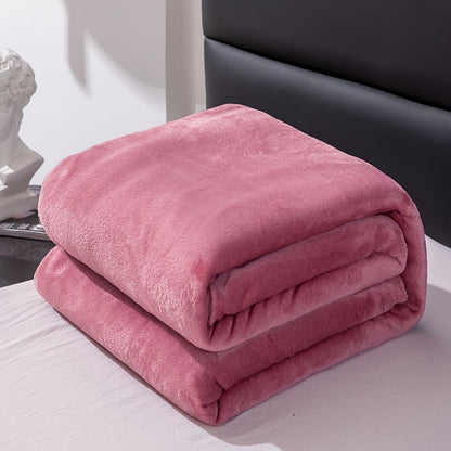 Couverture en flanelle portée sur les épaules
