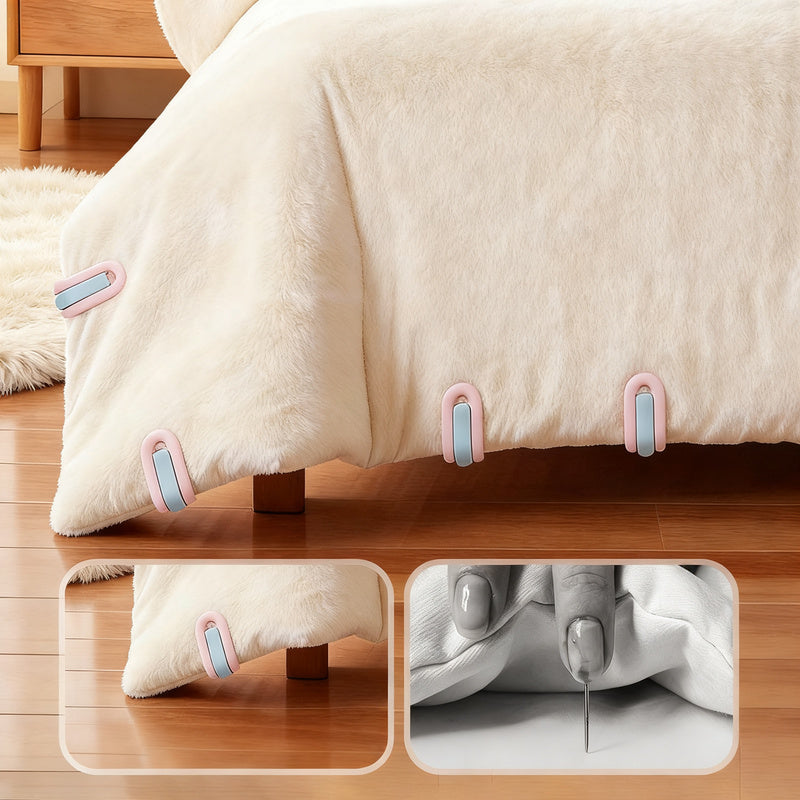 Pinces à couette sans aiguille en ABS pour maintenir la couette en place