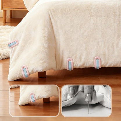 Pinces à couette sans aiguille en ABS pour maintenir la couette en place