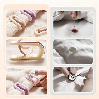 Pinces à couette sans aiguille en ABS pour maintenir la couette en place