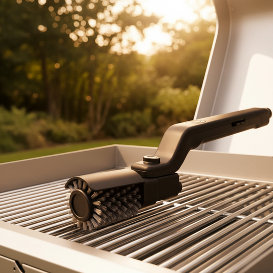 Brosse à gril rotative Grill'Éclat sans fil