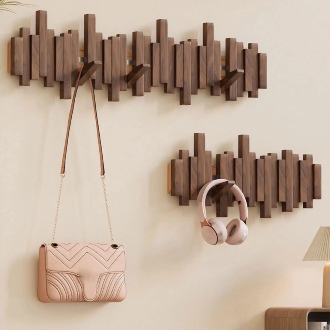 Porte-manteau mural en bois – image 5 sur 10