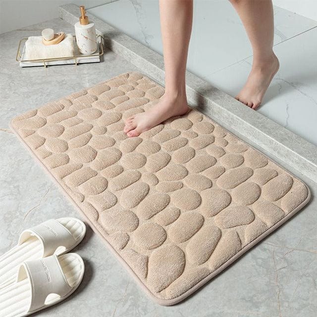 Envers antidérapant du tapis de bain