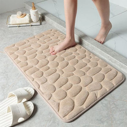 Envers antidérapant du tapis de bain