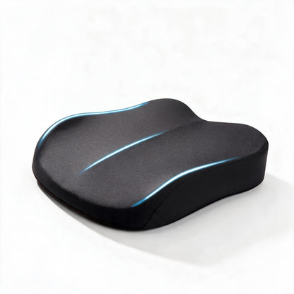 Coussin de siège en forme de coin posé sur une chaise de bureau