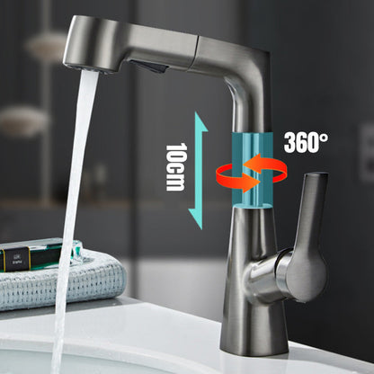 Robinet de lavabo vu de profil