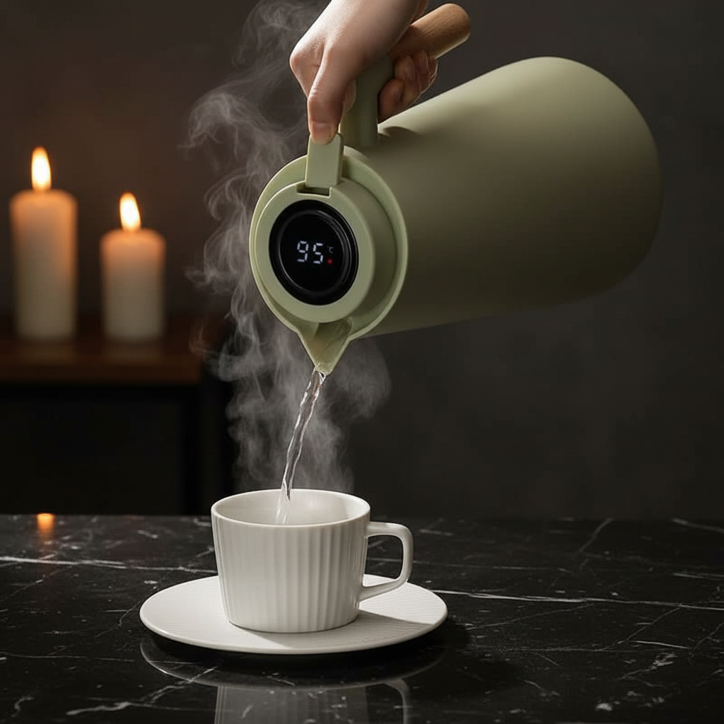 Thermos ThermoDuo pendant le service
